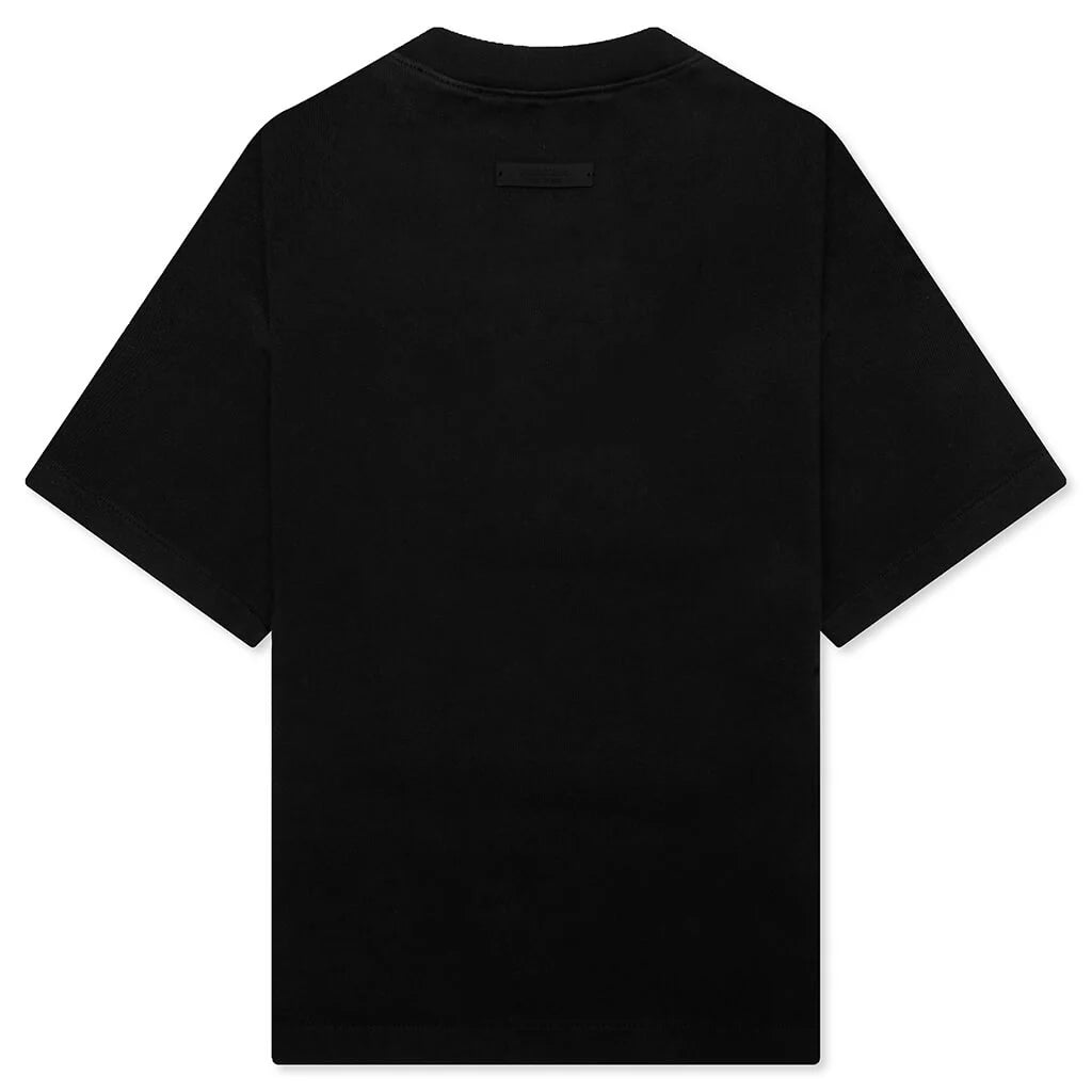 Kids Jersey Crewneck Tee Black