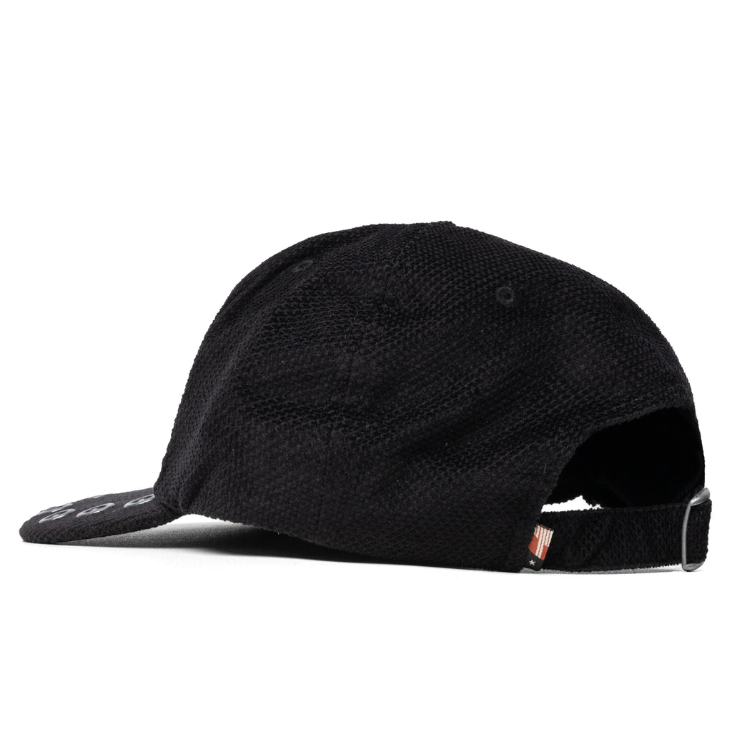 Eyelet Trucker Cap Black