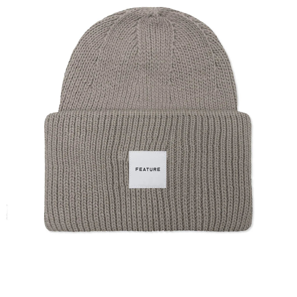 Oversized Beanie Beige