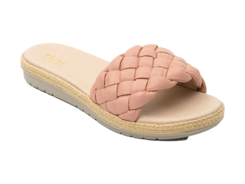 Sandalias Flexi Rosa Trenzadas para Mujer