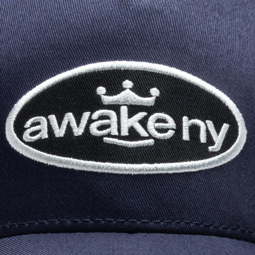 King Logo Trucker Hat Navy