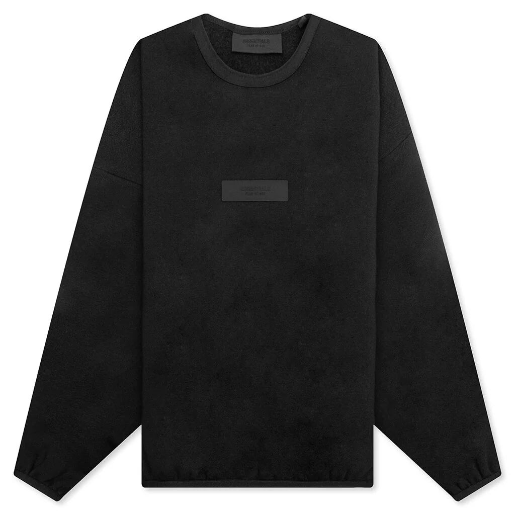 Essentials Kids Crewneck Black