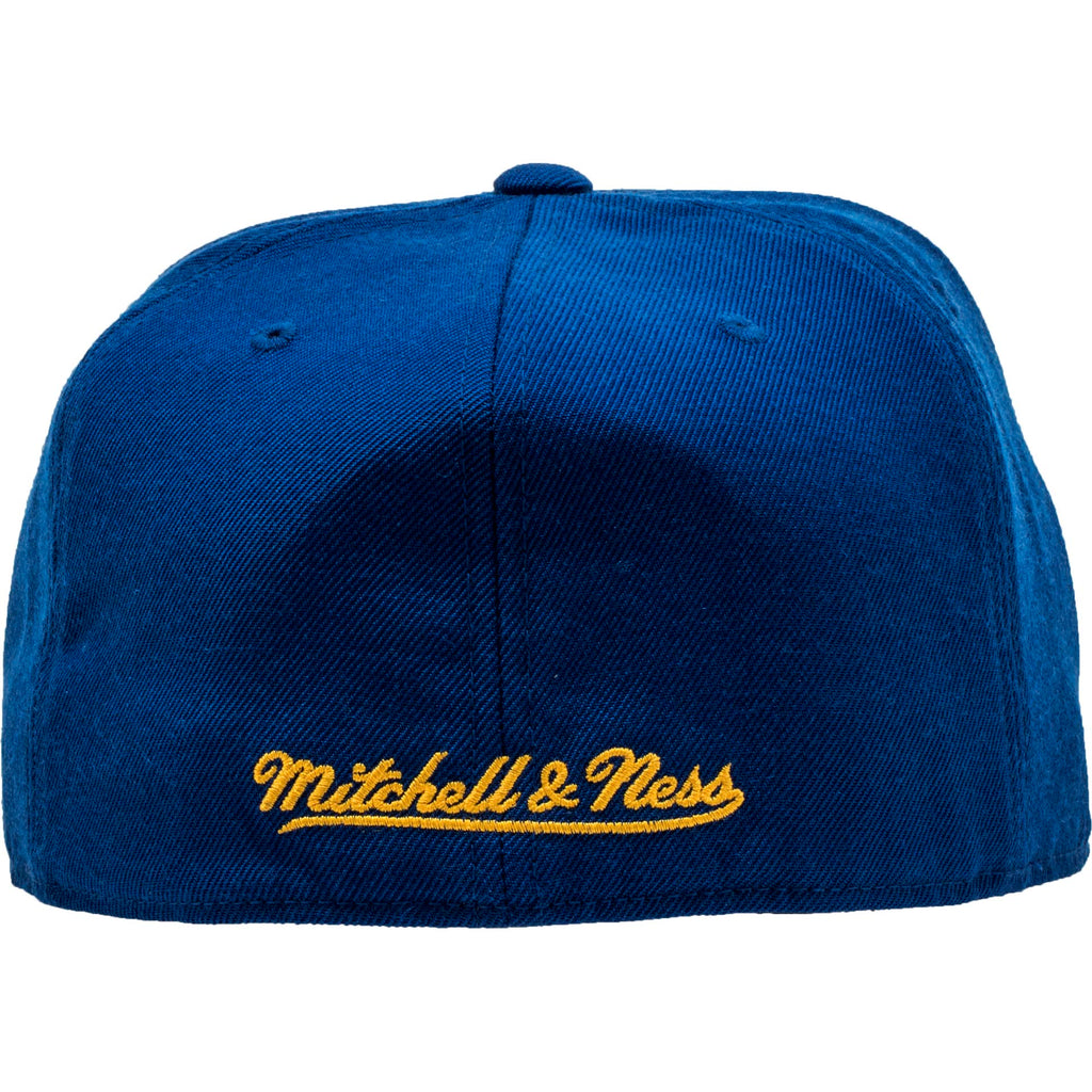 Golden State Warriors NBA High Crown Fitted Mens Royal Blue Yellow