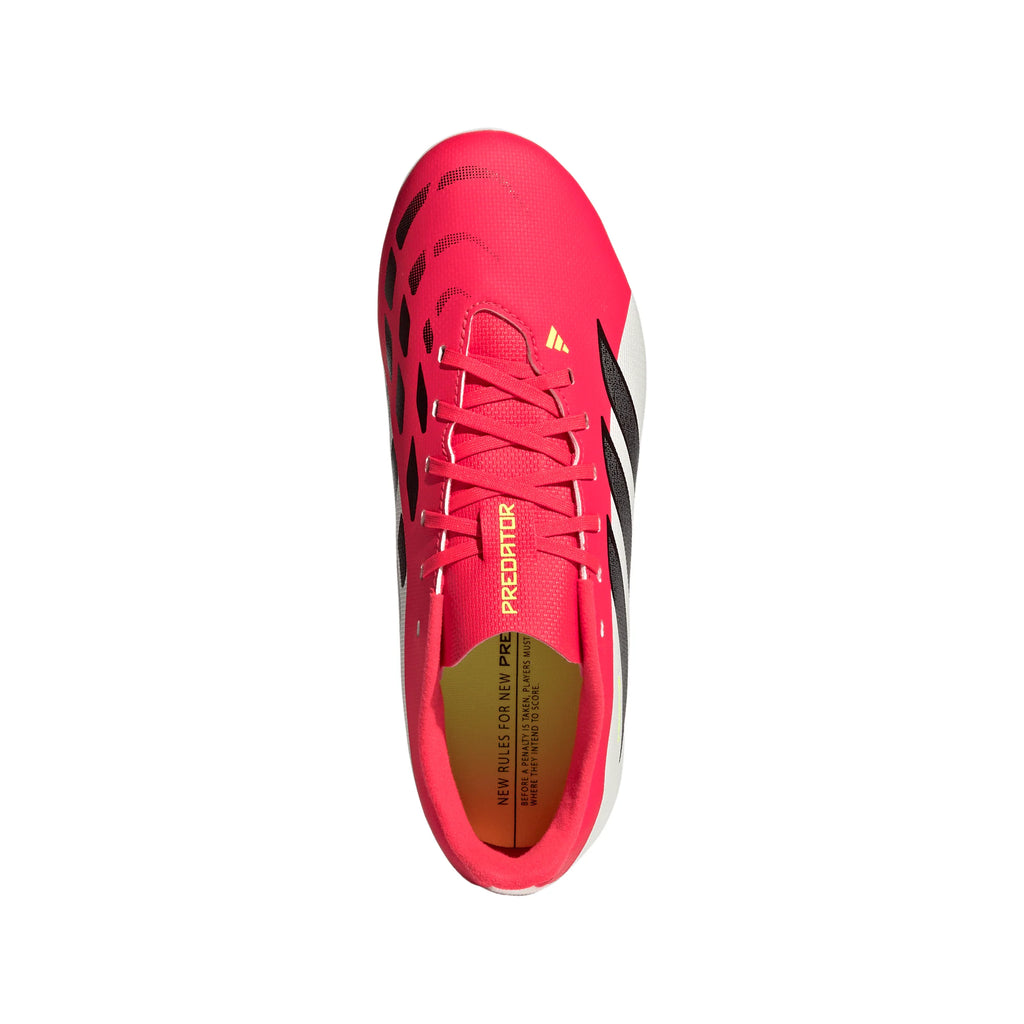 adidas Predator Club FG MG Firm Ground Multi Ground Youth Soccer Cleats Red Black White