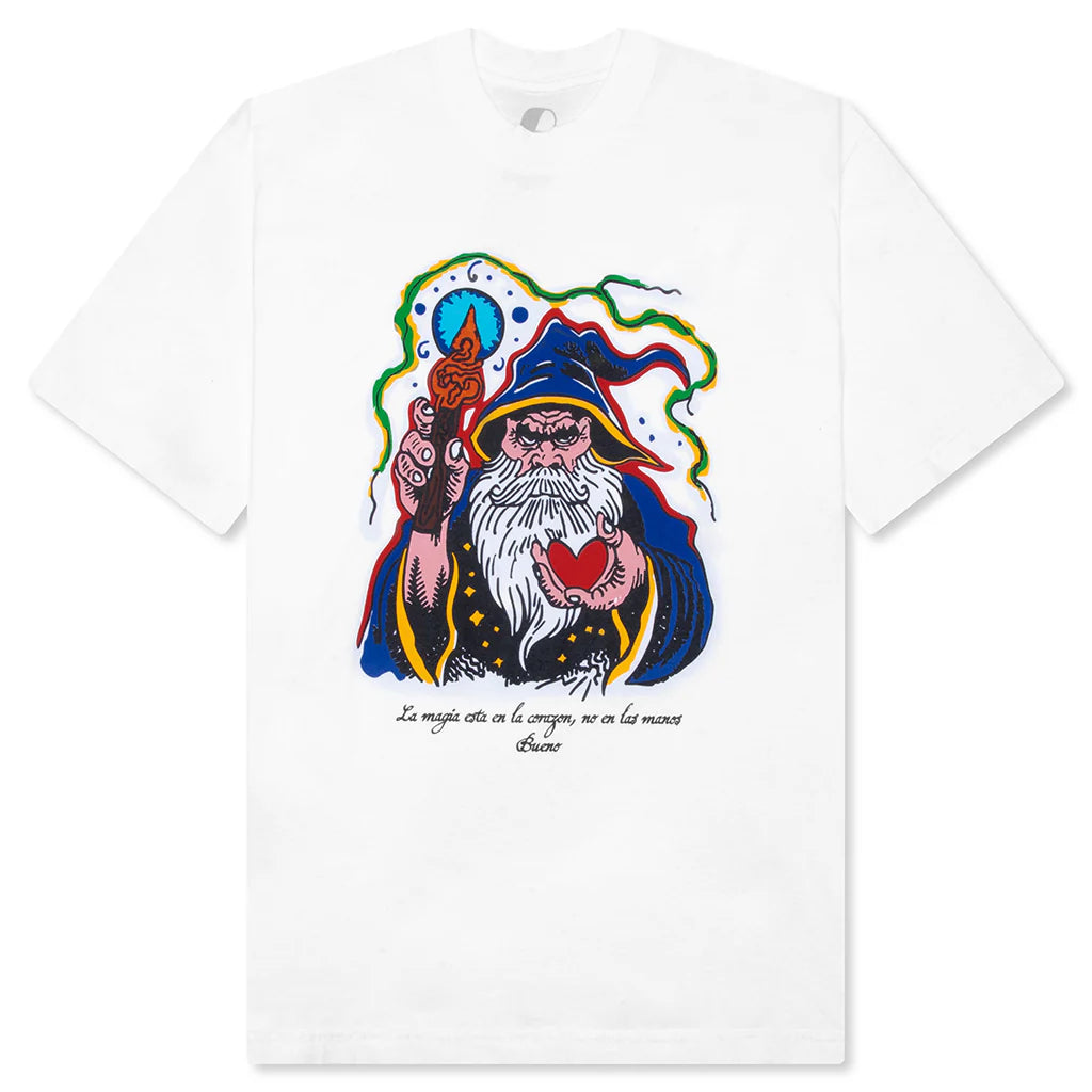 Wizard S S Tee White