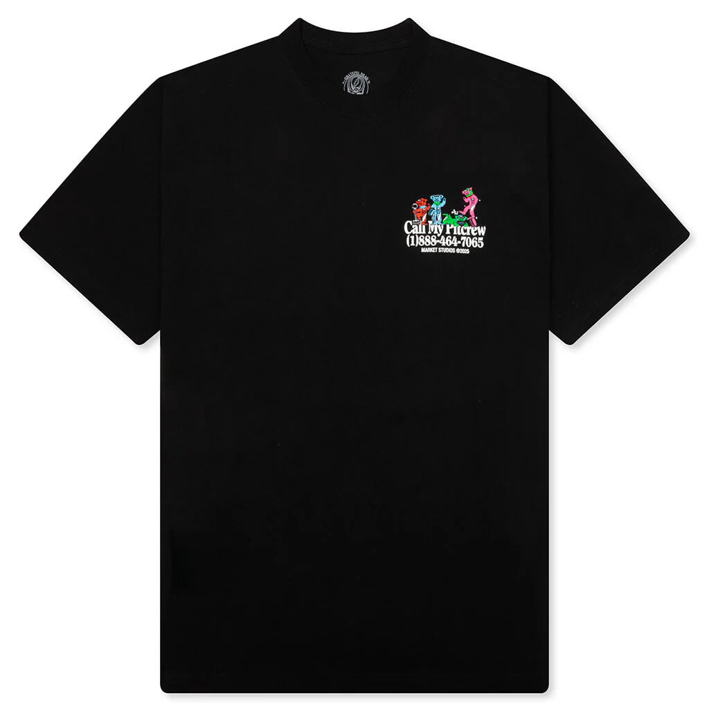 Market x Grateful Dead Call My Pitcrew T Shirt Black