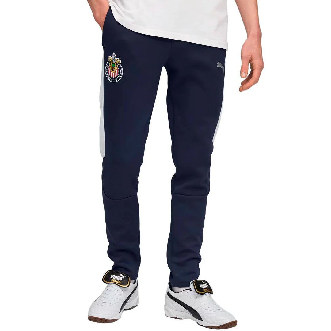 PUMA Chivas Evostripe Mens Soccer Pants Navy White