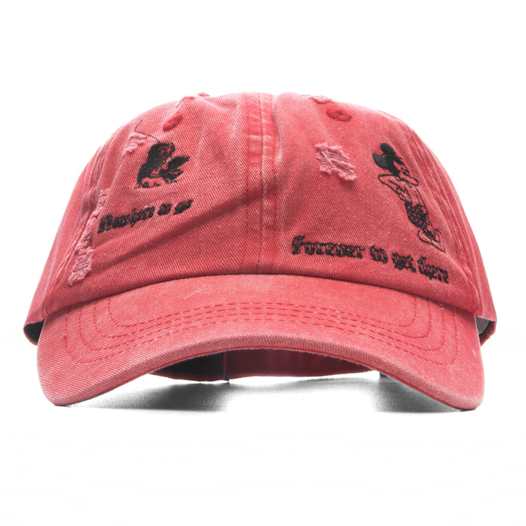 No Where To Go Cap Washed Red