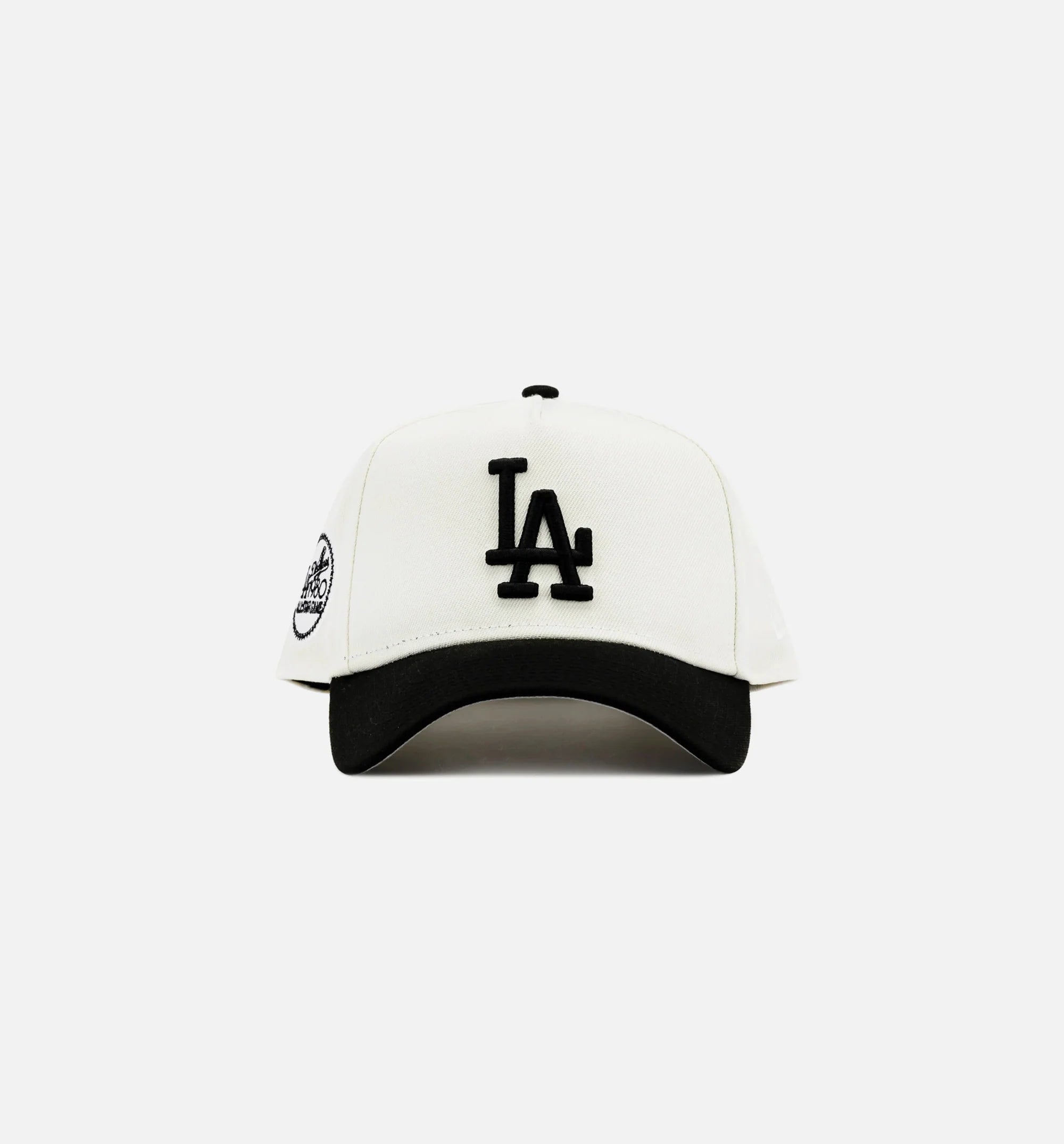 Los Angeles Dodgers Chrome Logo 9Forty Snapback Mens Hat Black White