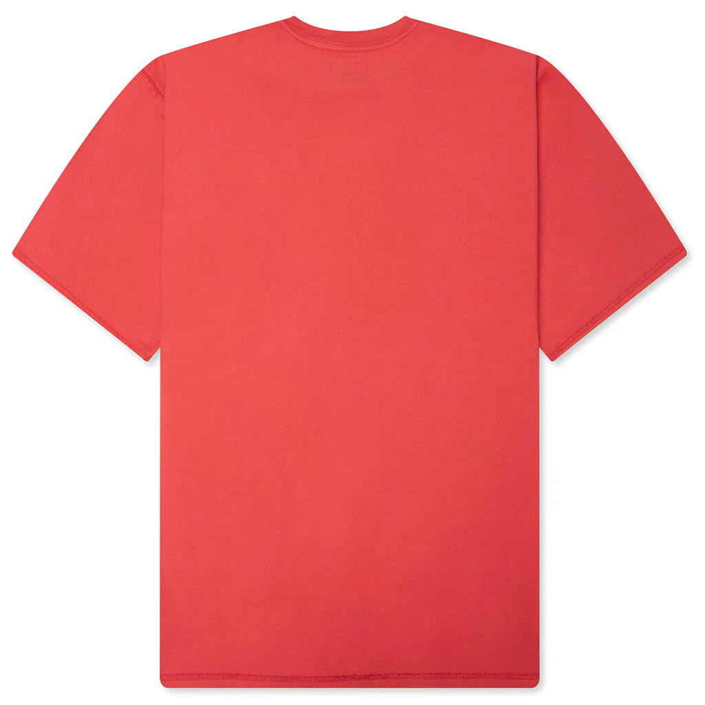 Lazy S S Tee Washed Red
