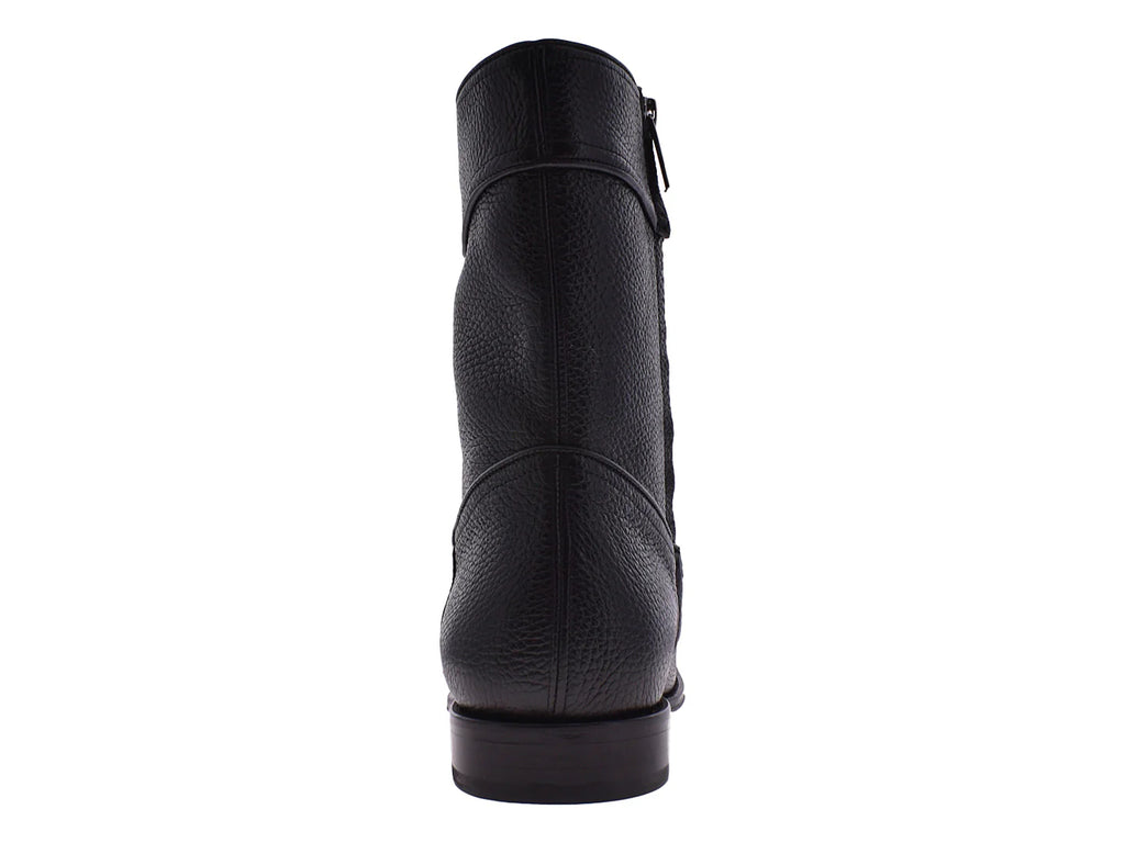 Botines Formales Cuadra Negro para Hombre