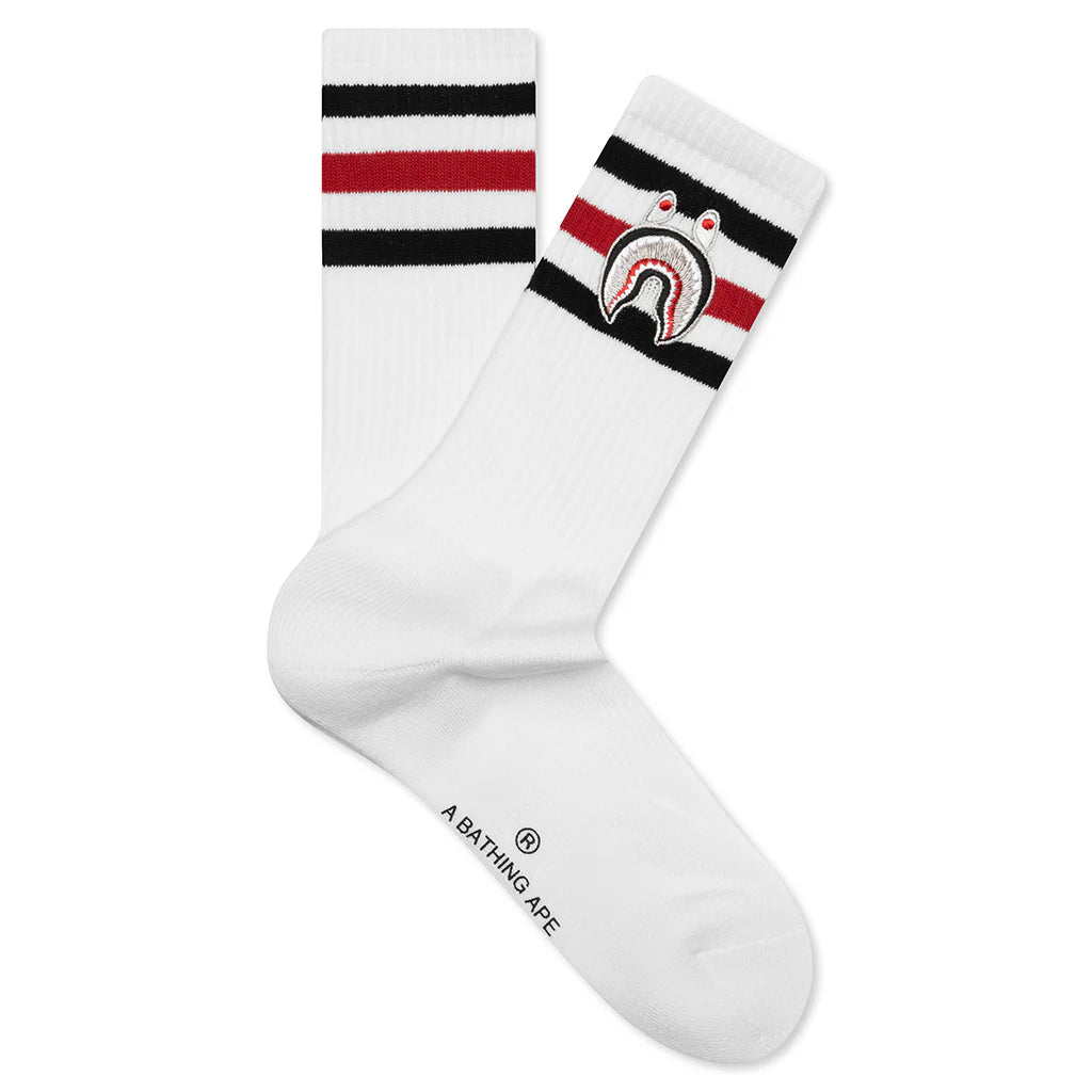 Shark Socks White