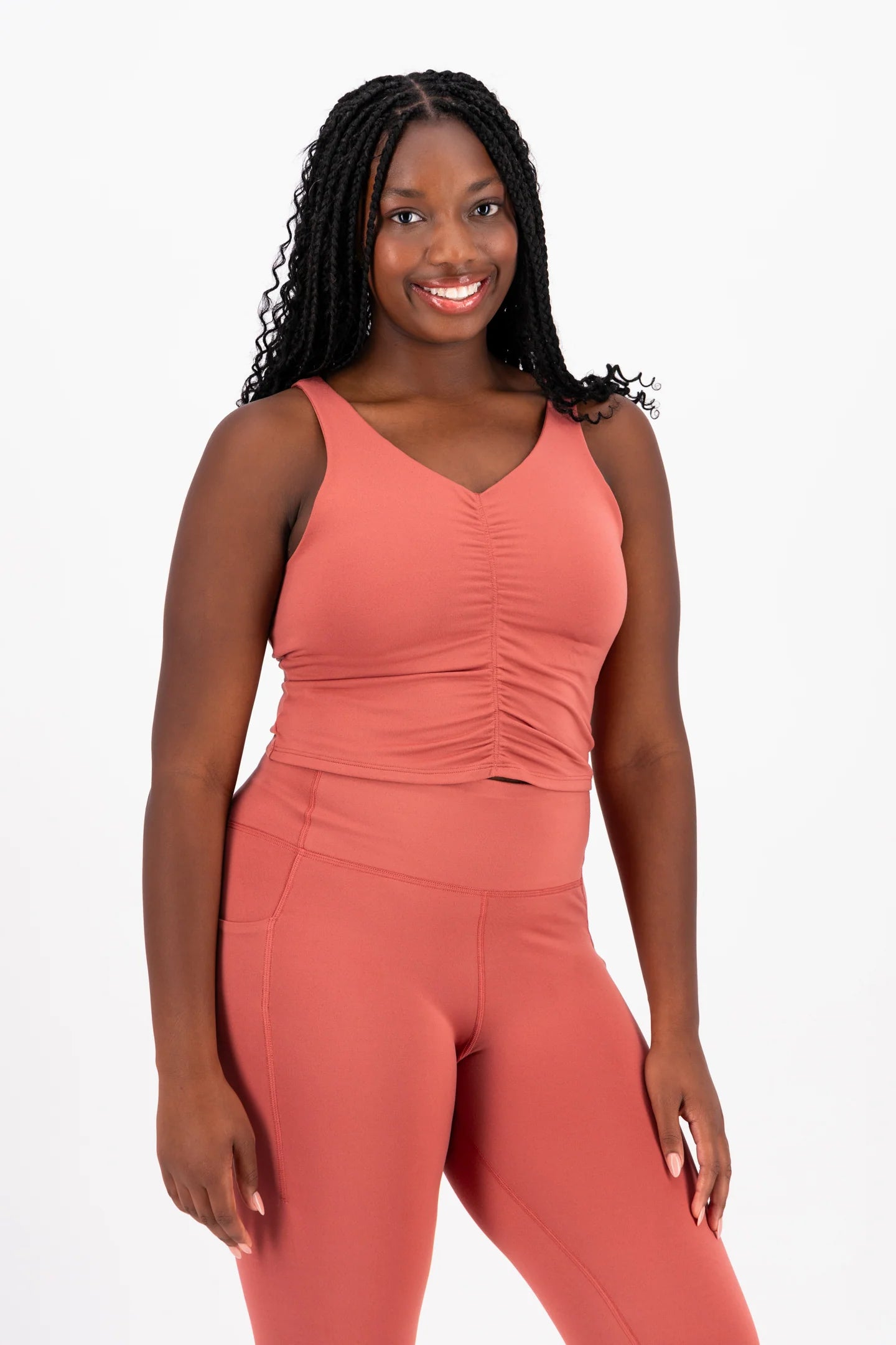 Ruched Bra Tank