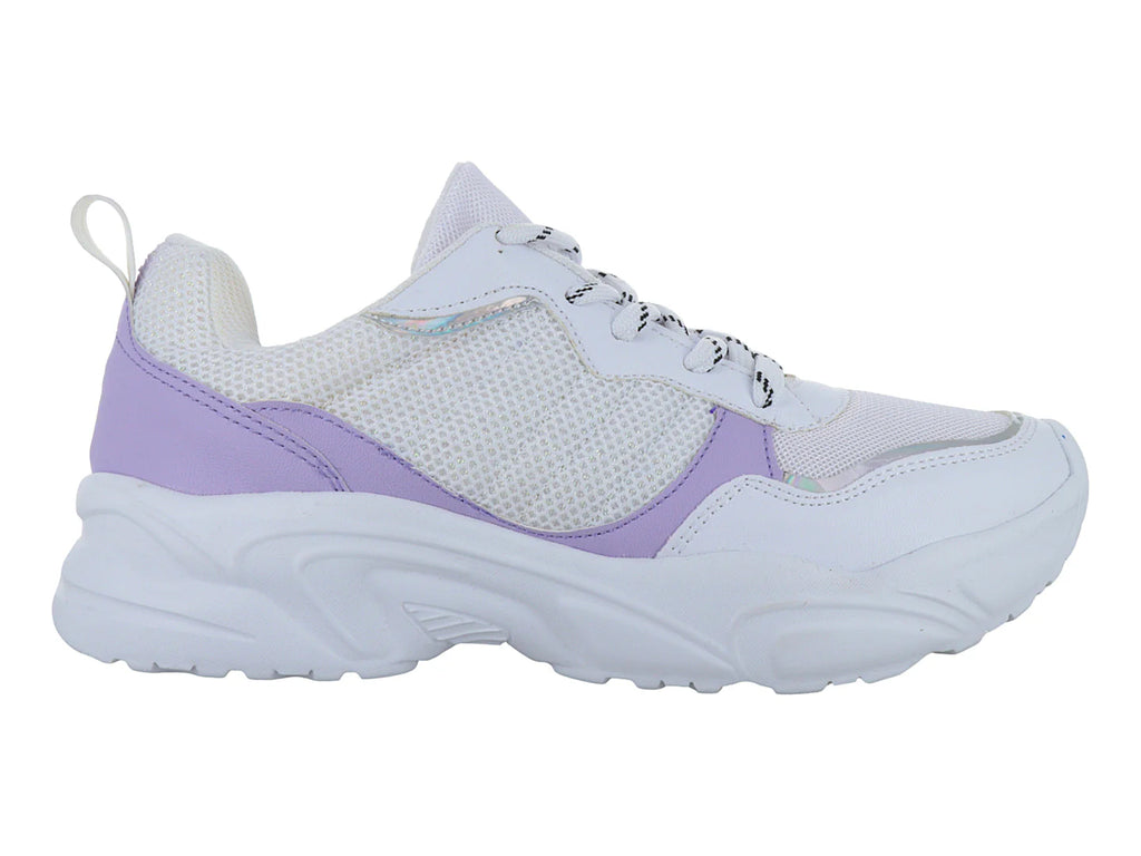Tenis Andrax Blanco y Lila para Mujer