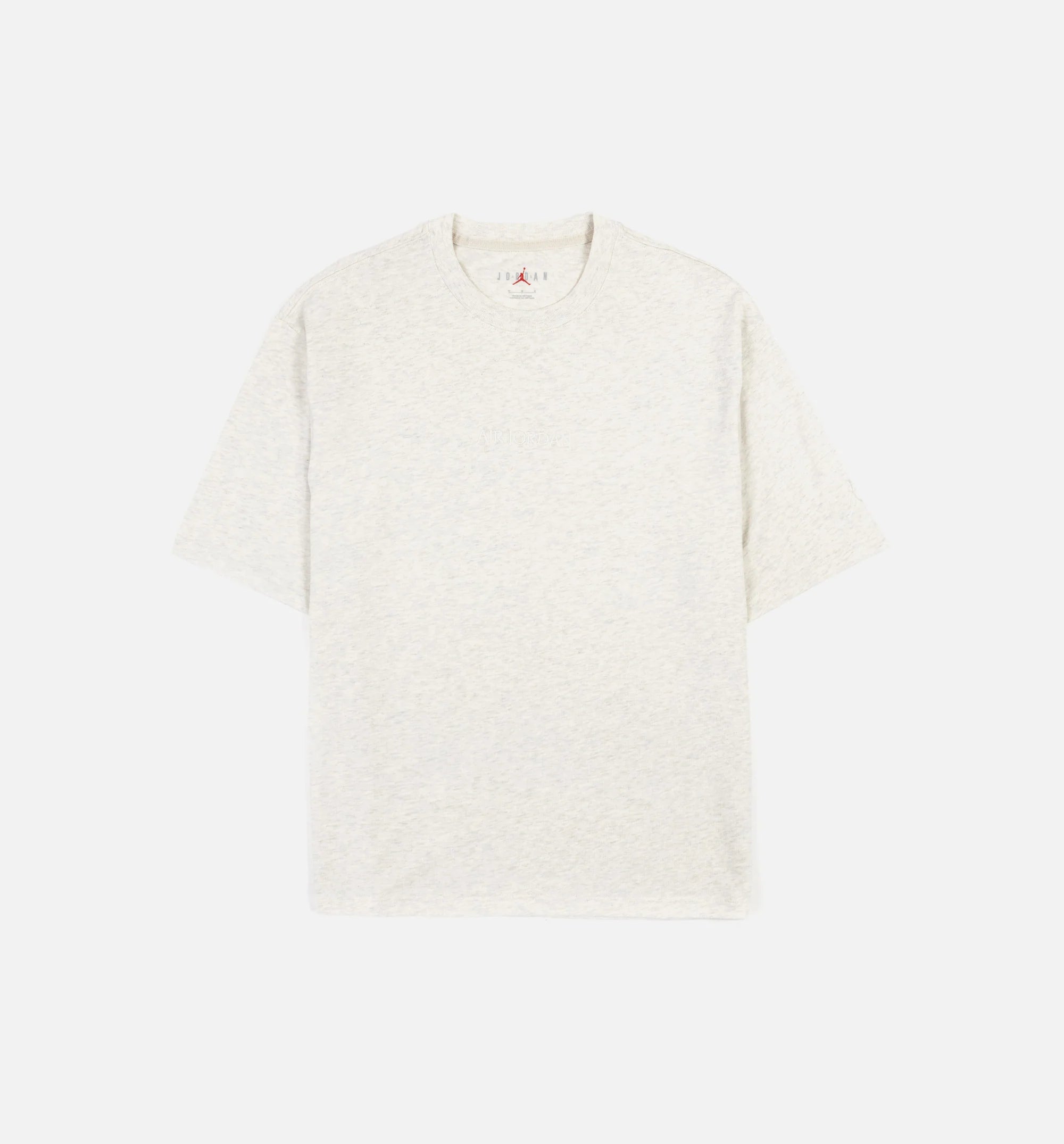 Wordmark Mens Short Sleeve Shirt Oatmeal Heather