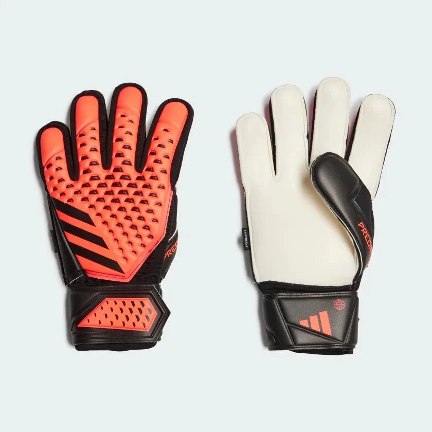 adidas Predator Match Fingersave Gloves Orange Black