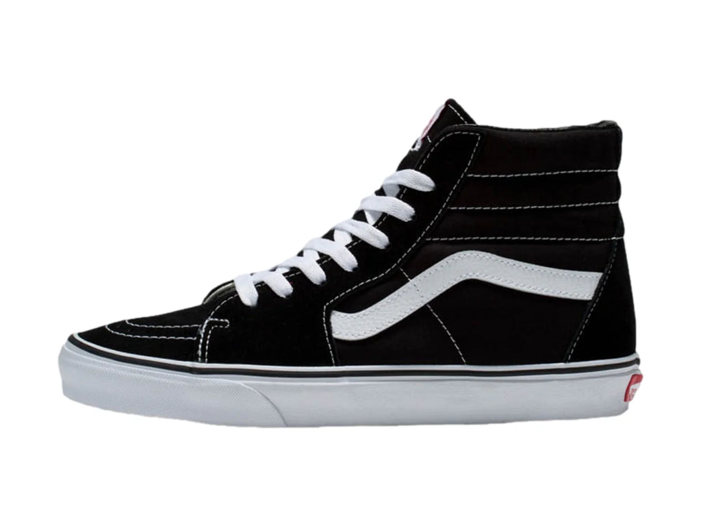 Tenis Vans Sk8 Hi Classics Negro con Blanco Unisex