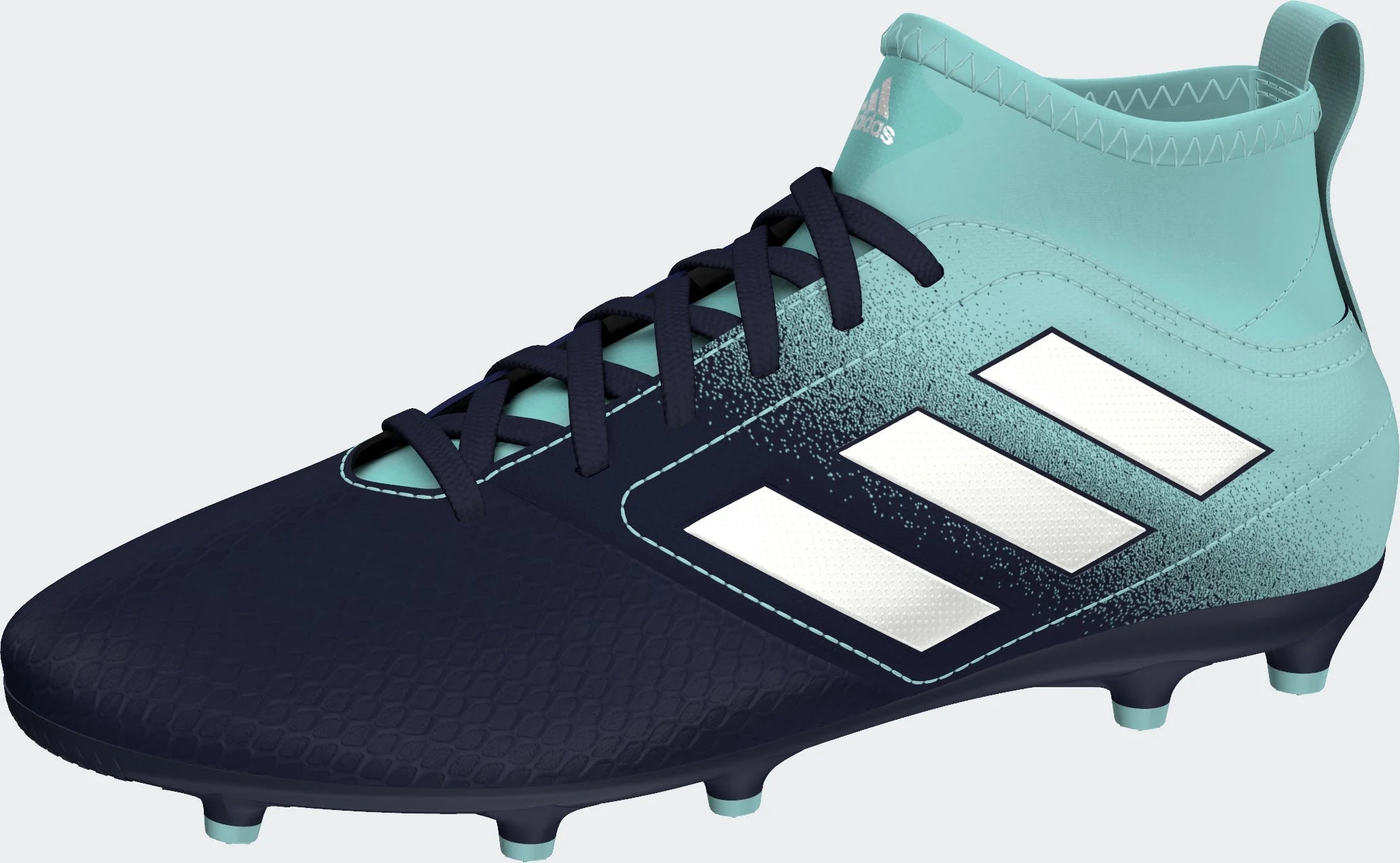 adidas ACE 173 FG J Youth Firm Ground Soccer Cleats Aqua White Legend Ink