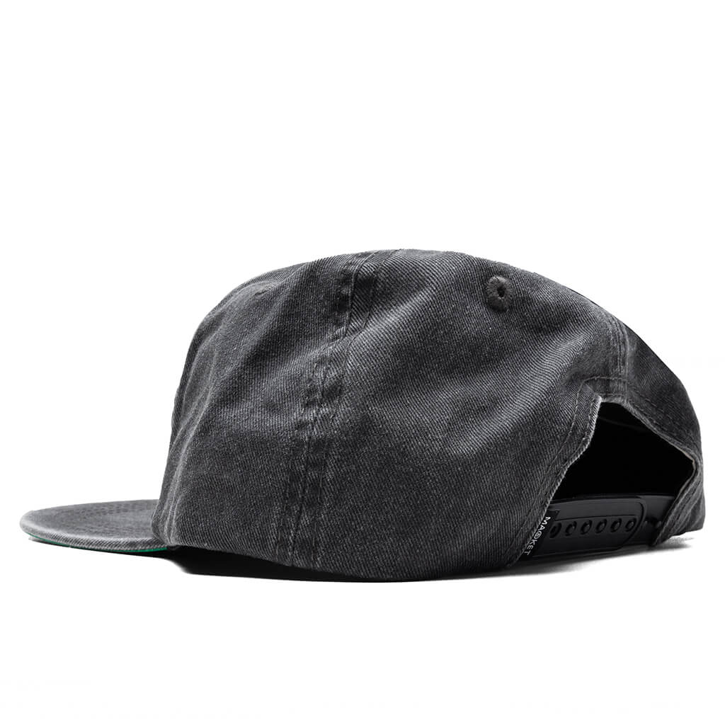 Locally Respected 5 Panel Hat Black