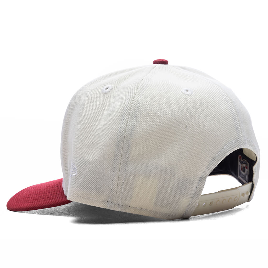 AZ Diamondbacks Upside Down Logo 9Fifty A Frame Snapback Chrome Red