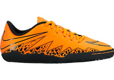 Nike JR HyperVenom Phelon II IC Indoor Shoes Orange Black