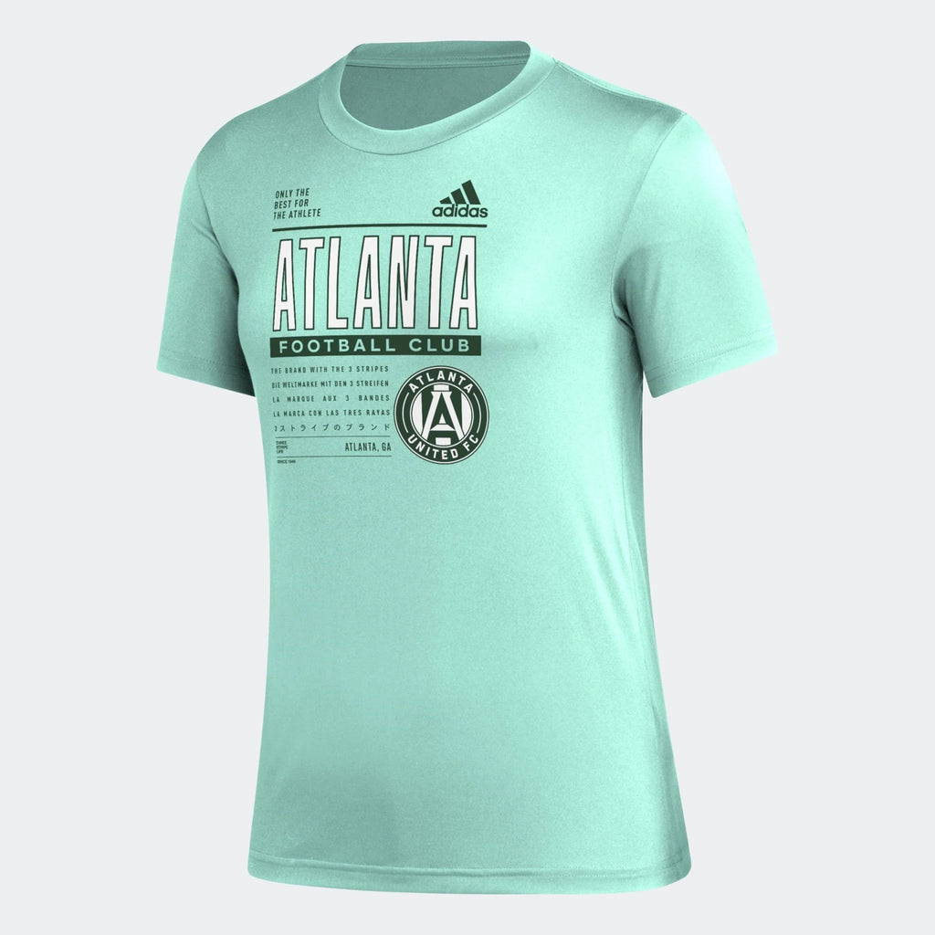 adidas Womens Atlanta United Pre Game Tee