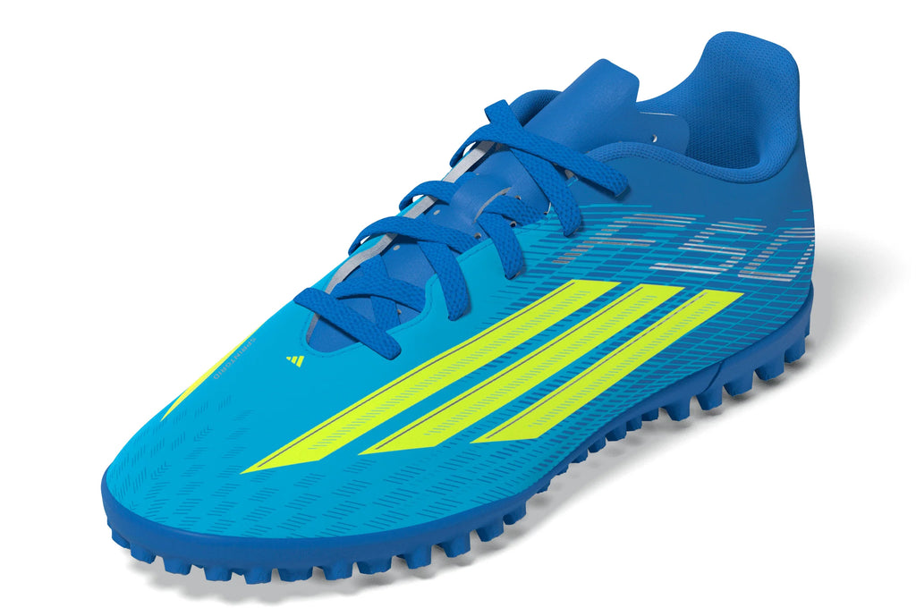 adidas F50 Club TF Turf Youth Soccer Cleats Blue Yellow Aqua