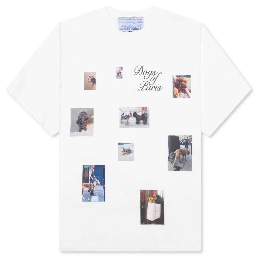 Dogs of Paris Tee White