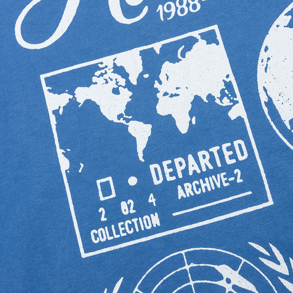 Travel T Shirt Blue