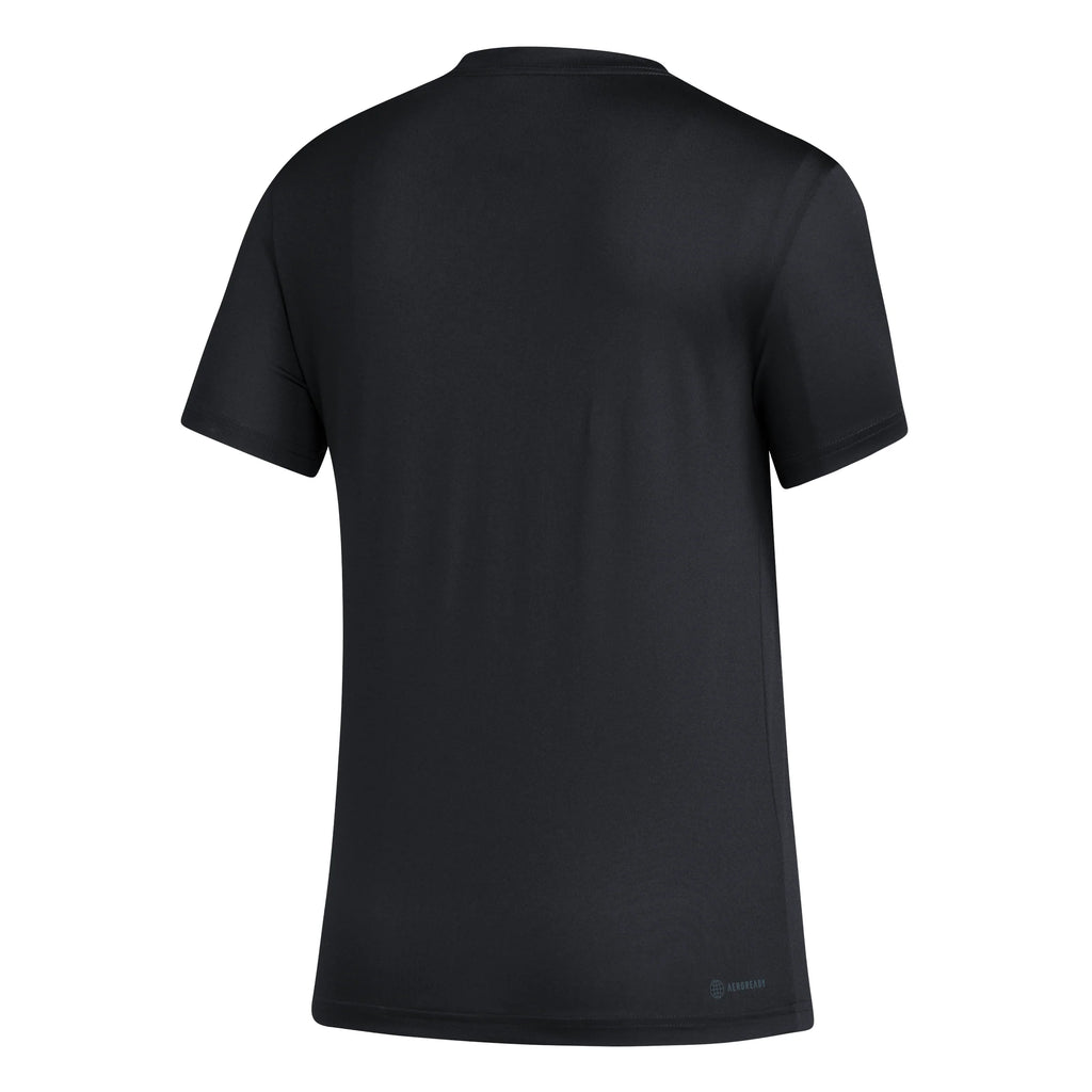 adidas Womens SS Pre Game Tee Black