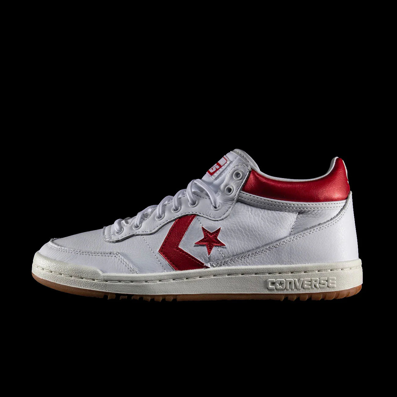 Converse Fastbreak White Red Metallic