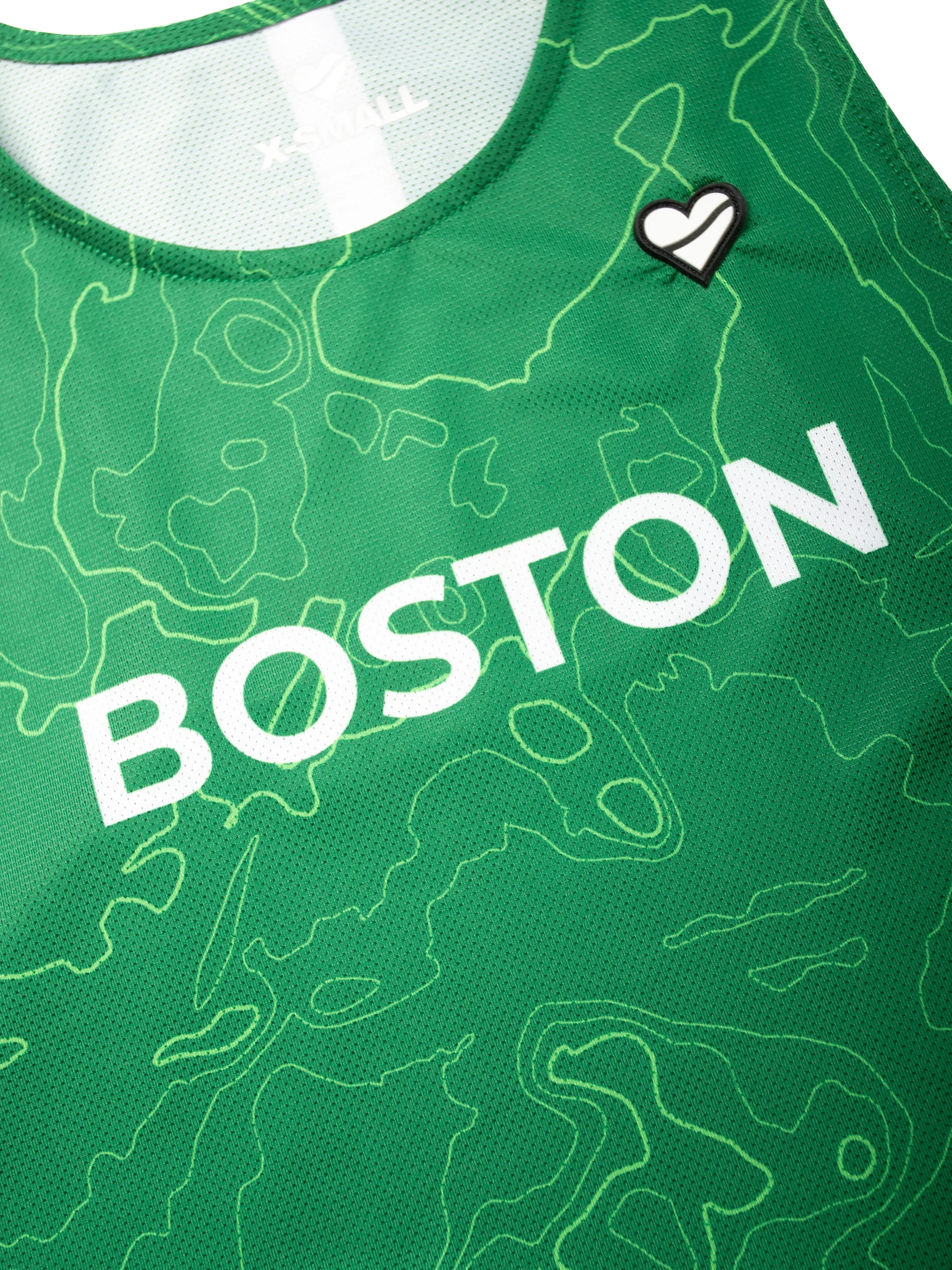 Heartbreak Womens Boston Crop Singlet