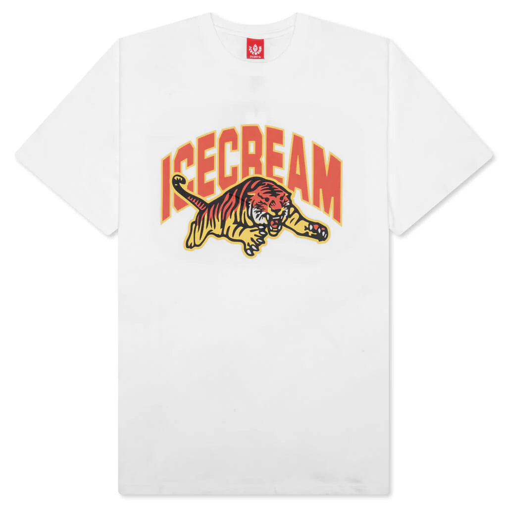 Tiger S S Tee White