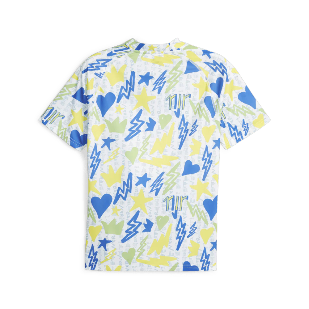 PUMA Neymar Jr Instituto Training Jersey White Blue Lemon