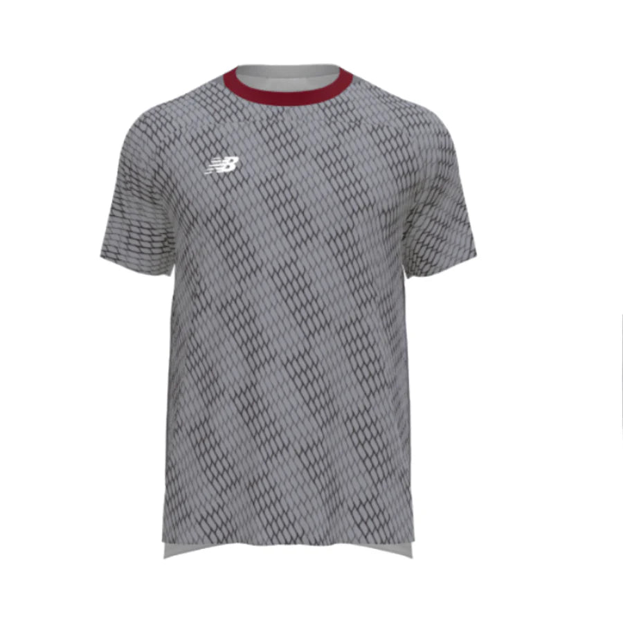 New Balance Net SS Goalkeeper Jersey Grey Red