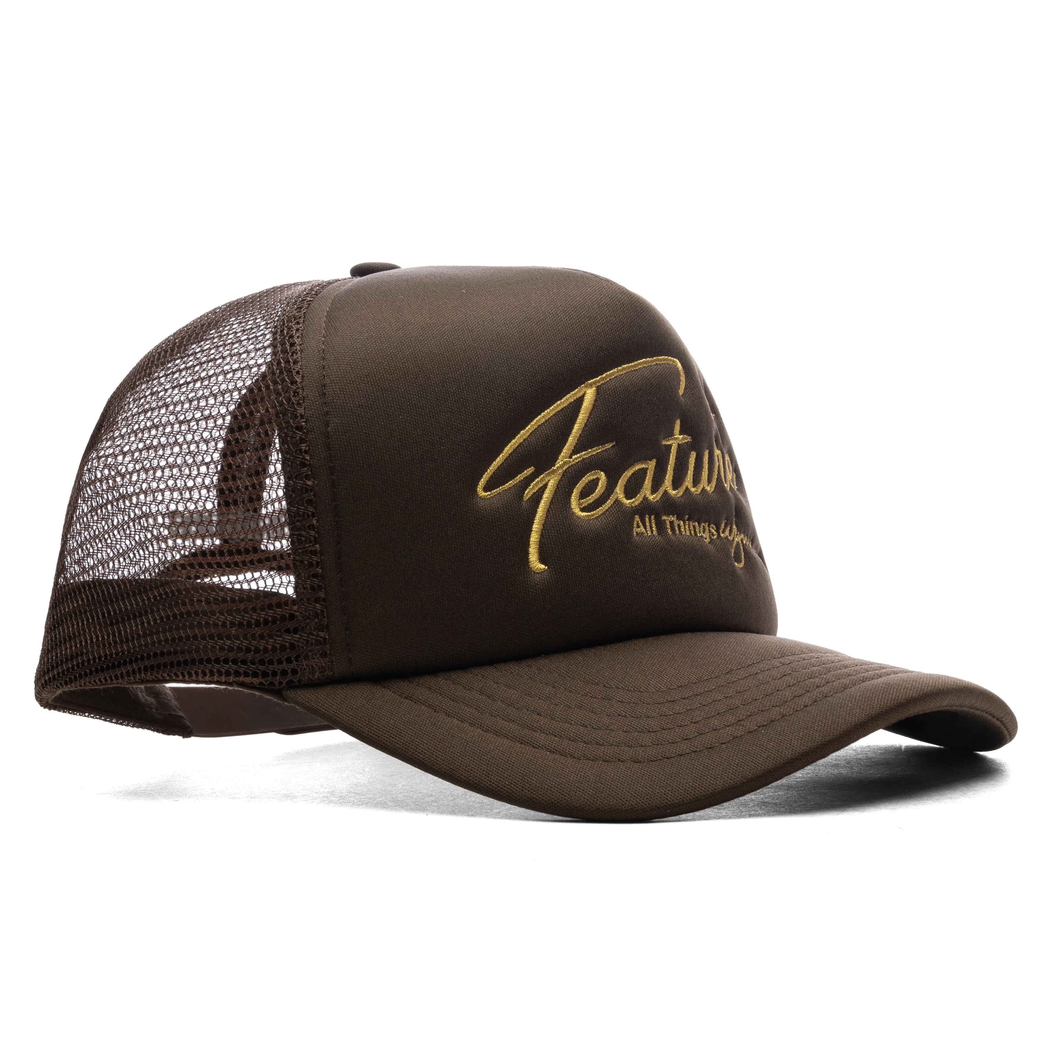 Feature x Wynn Shine Trucker Walnut Brown