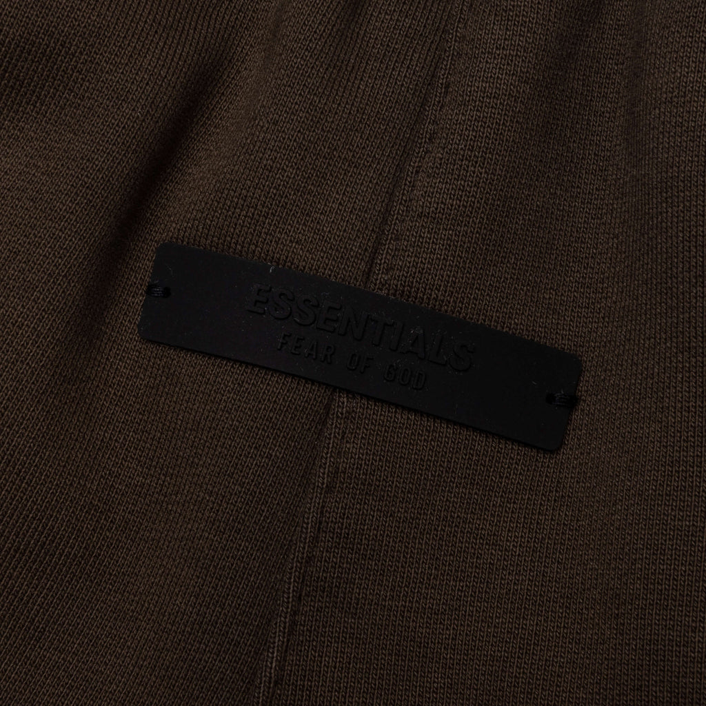 Kids Heavy Fleece Soccer Short Brown
