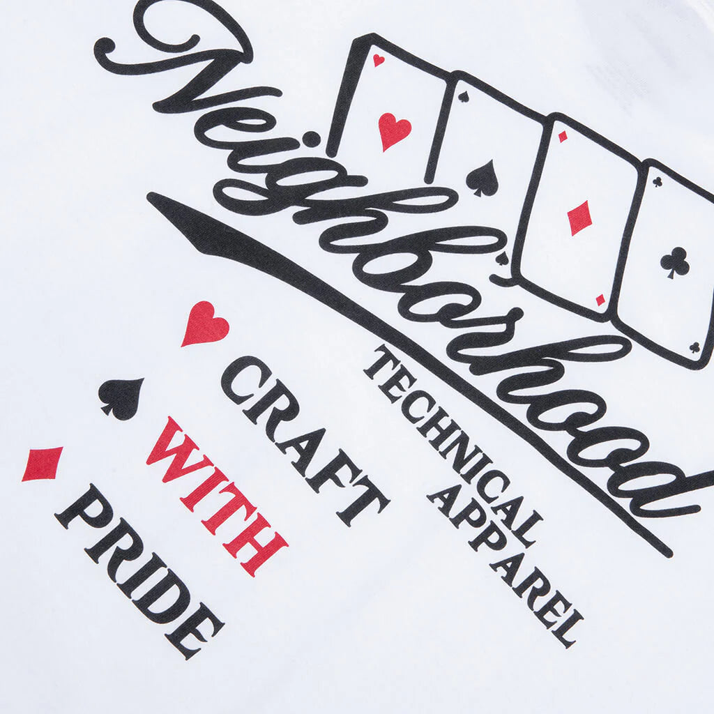 NH S S Tee 8 White