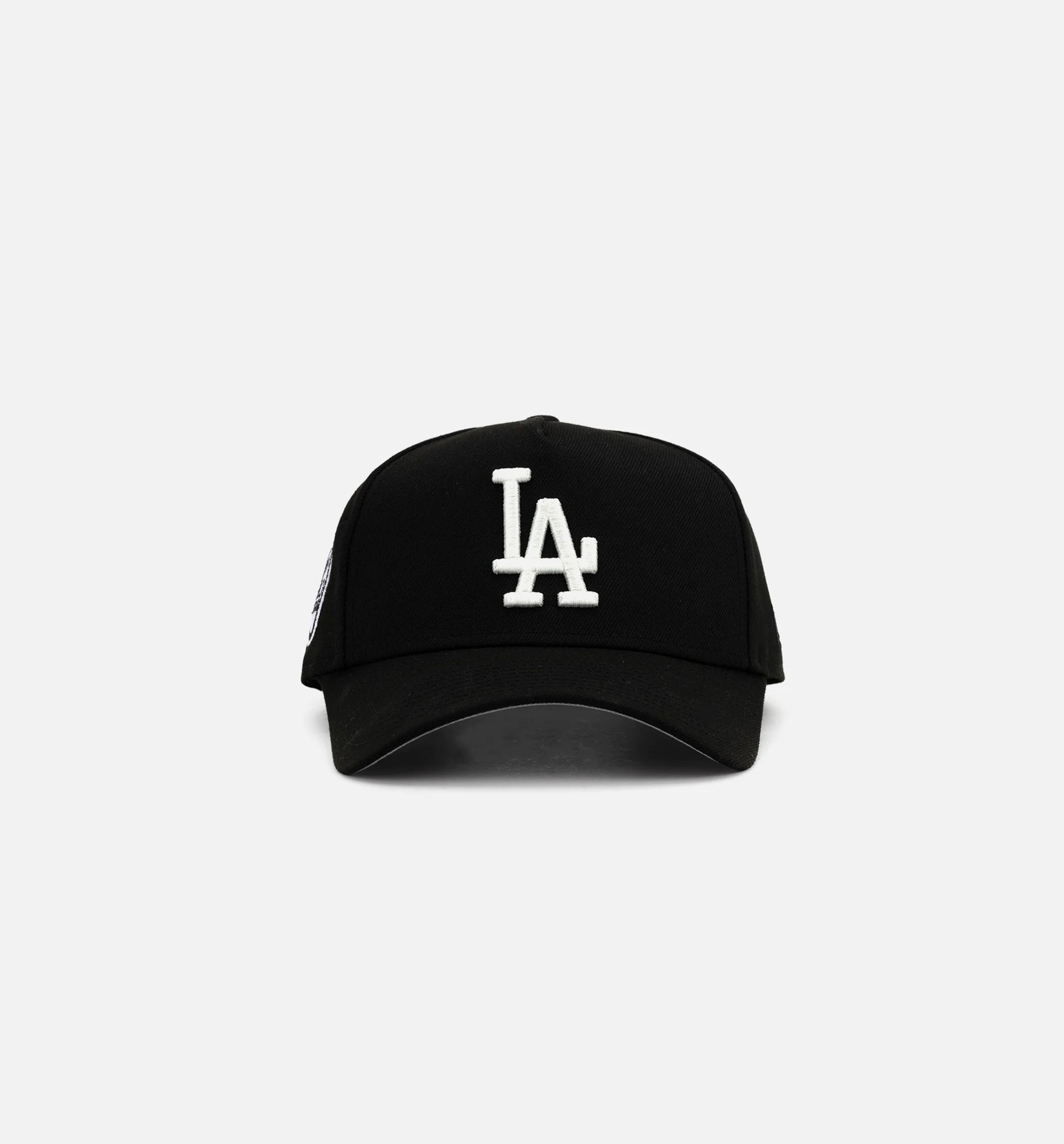 Los Angeles Dodgers Chrome Logo 9Forty Snapback Mens Hat Black Black White