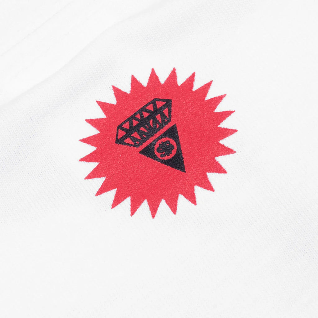 Basketcase S S Tee White