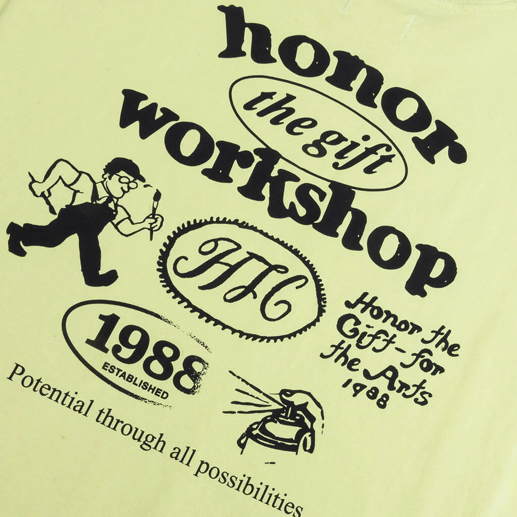 Honor Workshop Tee Green