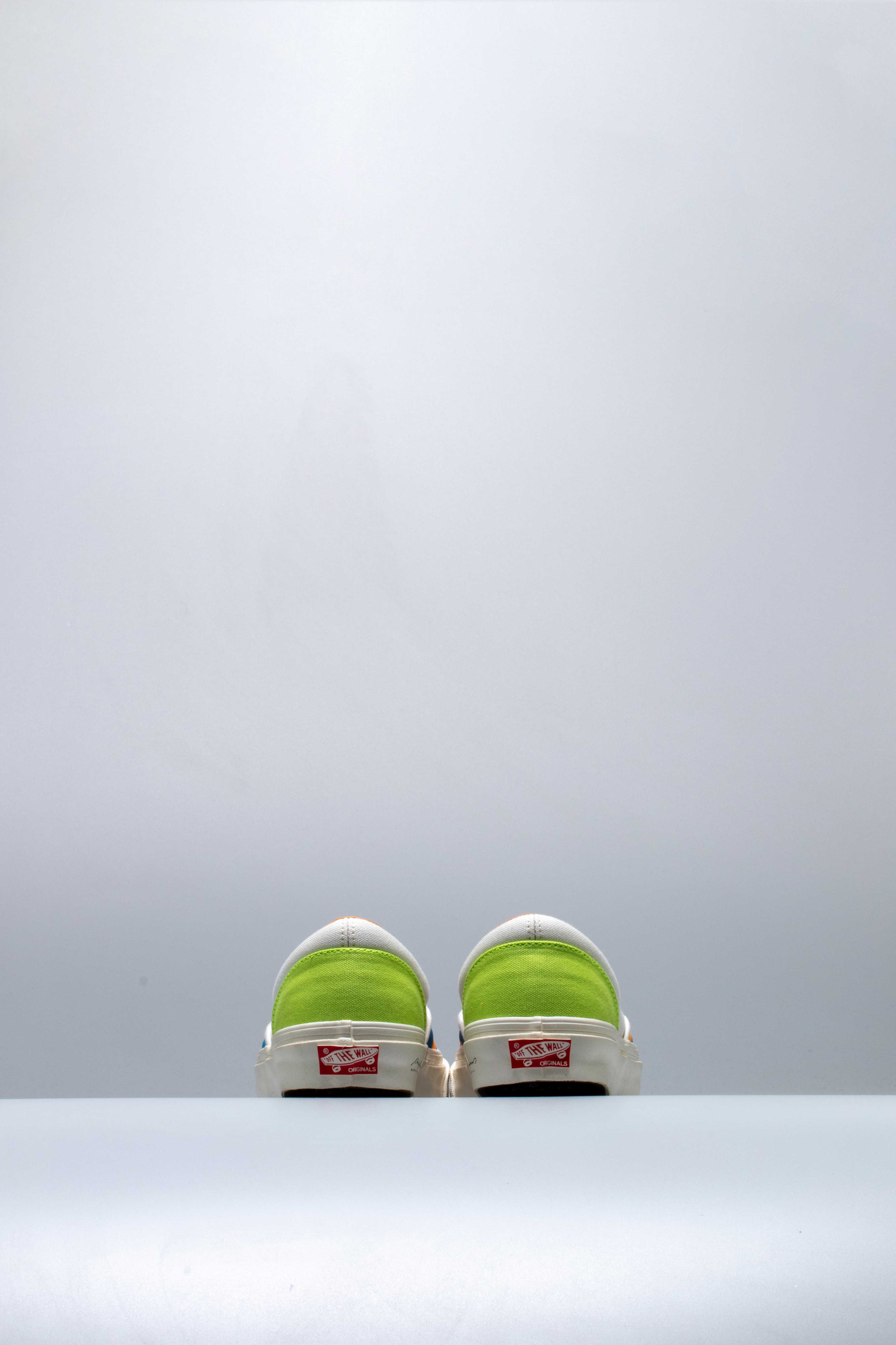 John Van Hamersveld X Vans Collection OG Classic Slip On LX Mens Shoe Green Blue