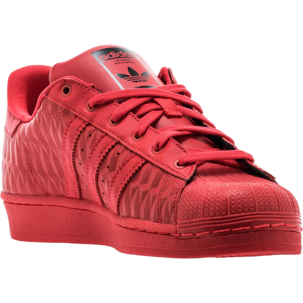 Superstar Grade School Lifestyle Shoe Triple Red