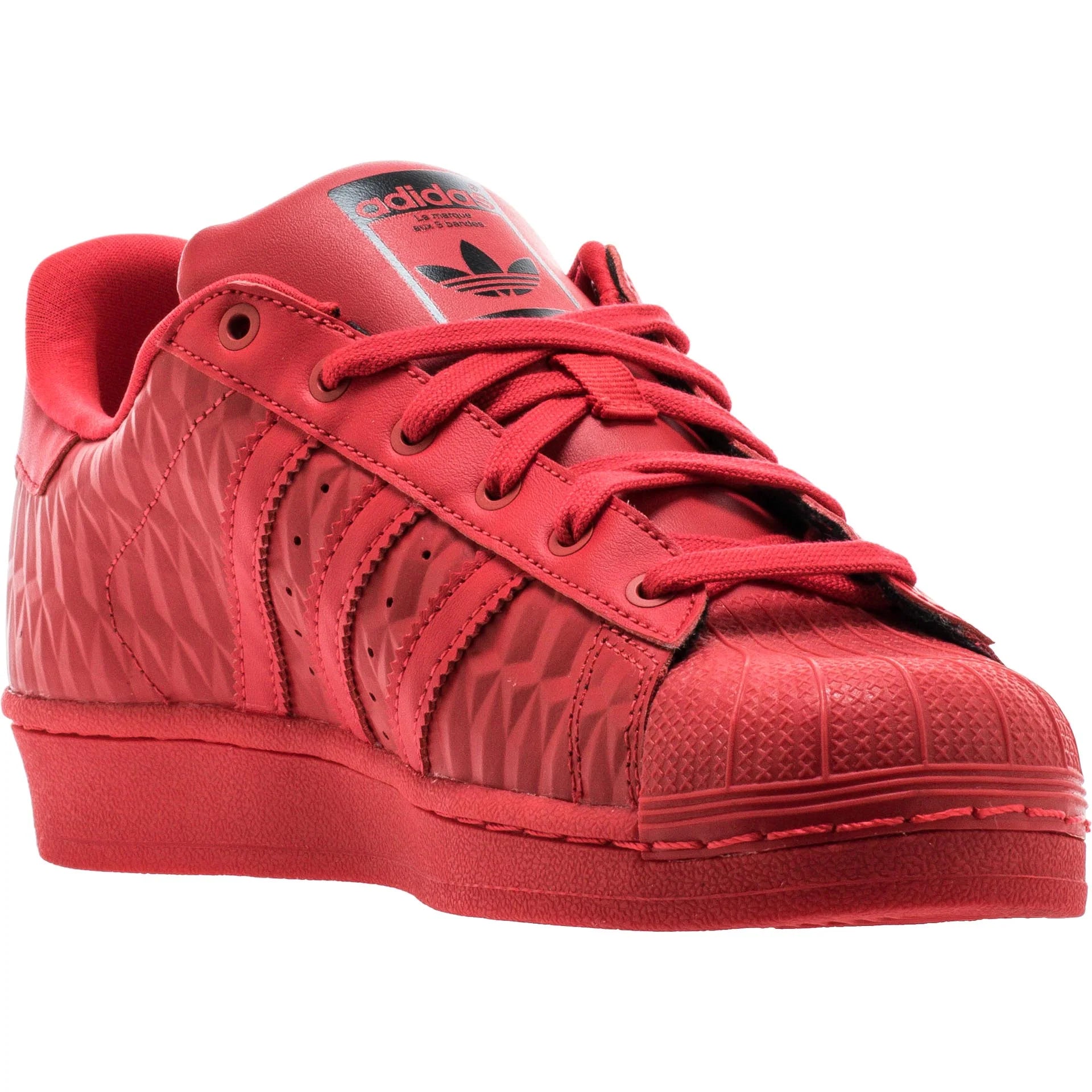 Superstar Grade School Lifestyle Shoe Triple Red