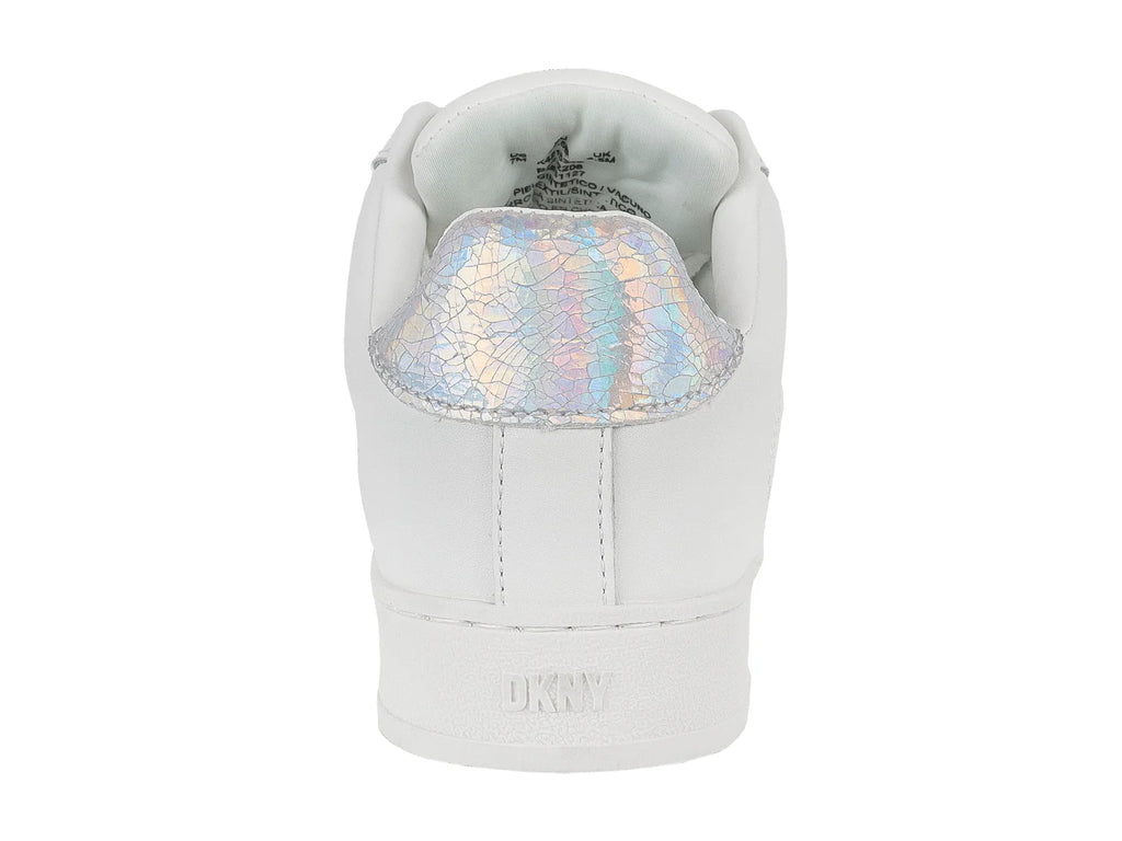 Tenis DKNY Casual Blanco y Plata para Mujer