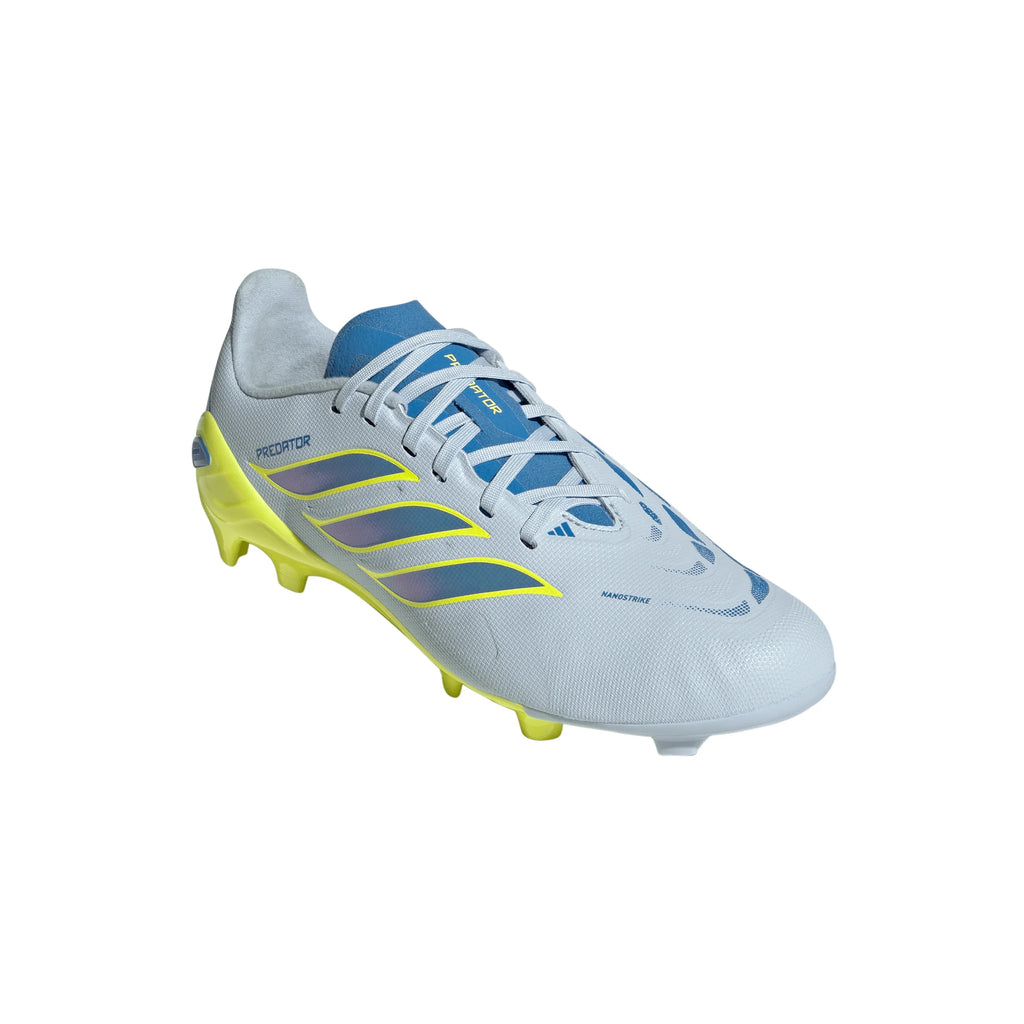 adidas Predator League FG Firm Ground Youth Soccer Cleats Sky Blue Yellow