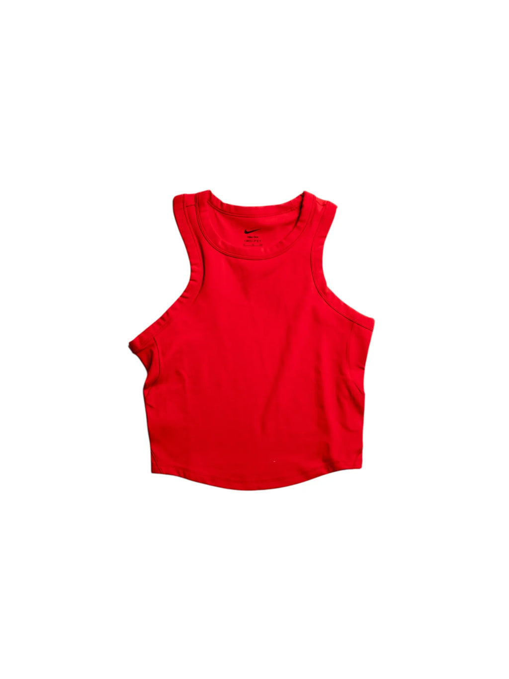 Nike Womens One Fitted Dri FIT Cropped Tank Top