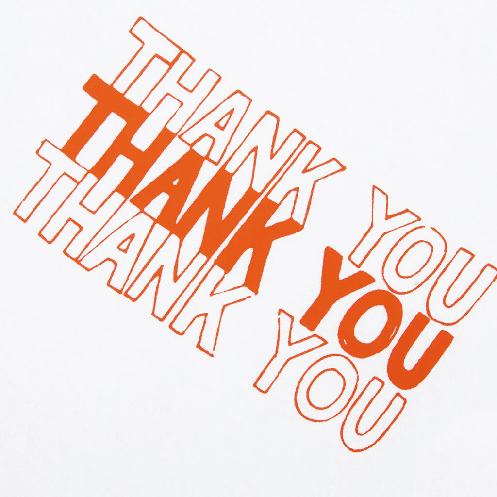 Thank You Plastic Bag T Shirt White