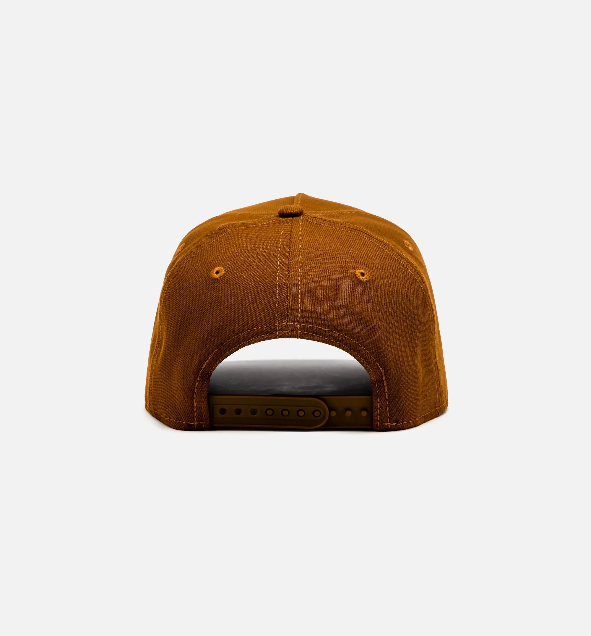 Los Angeles Dodgers Upside Down Logo 9Forty Snapback Mens Hat Toasted Peanut