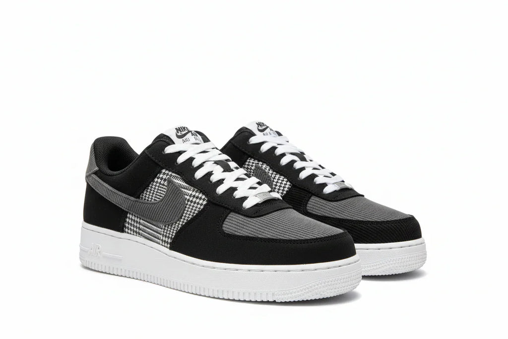 Nike Air Force 1 Noir Gris Style Élégant et Confort Premium